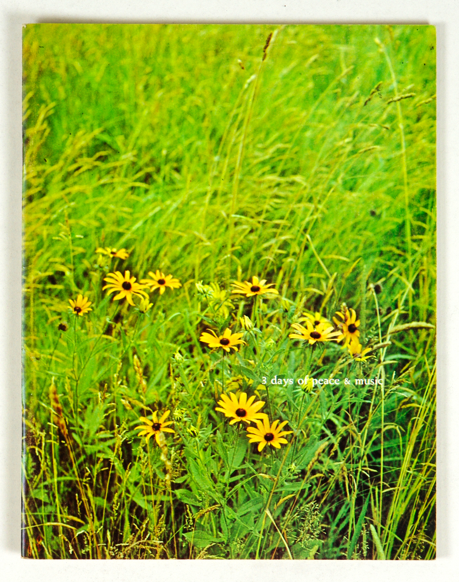 Woodstock Festival 3 days of Peace and Music 1969 Program Book Original