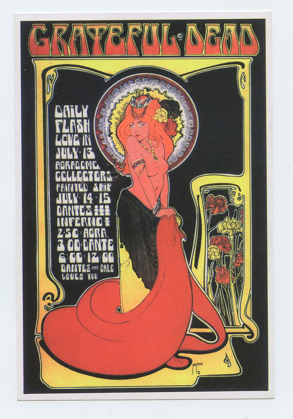 Grateful Dead Handbill 1967 Jul 14 Vancouver AOR 3.179  2nd Printing