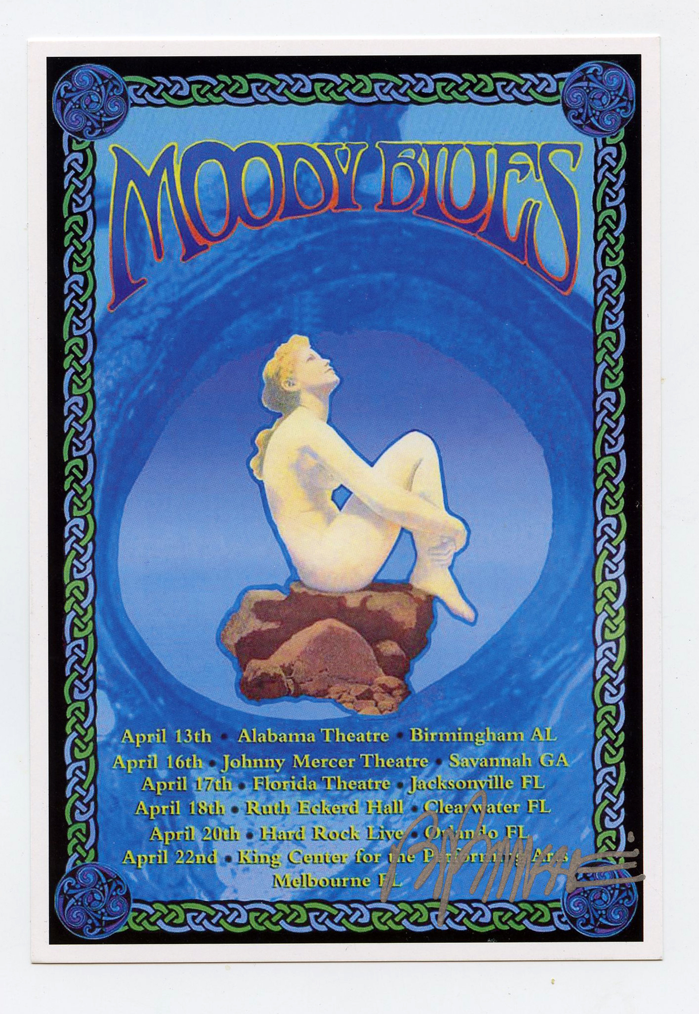The Moody Blues Handbill 2000 Tour Concert