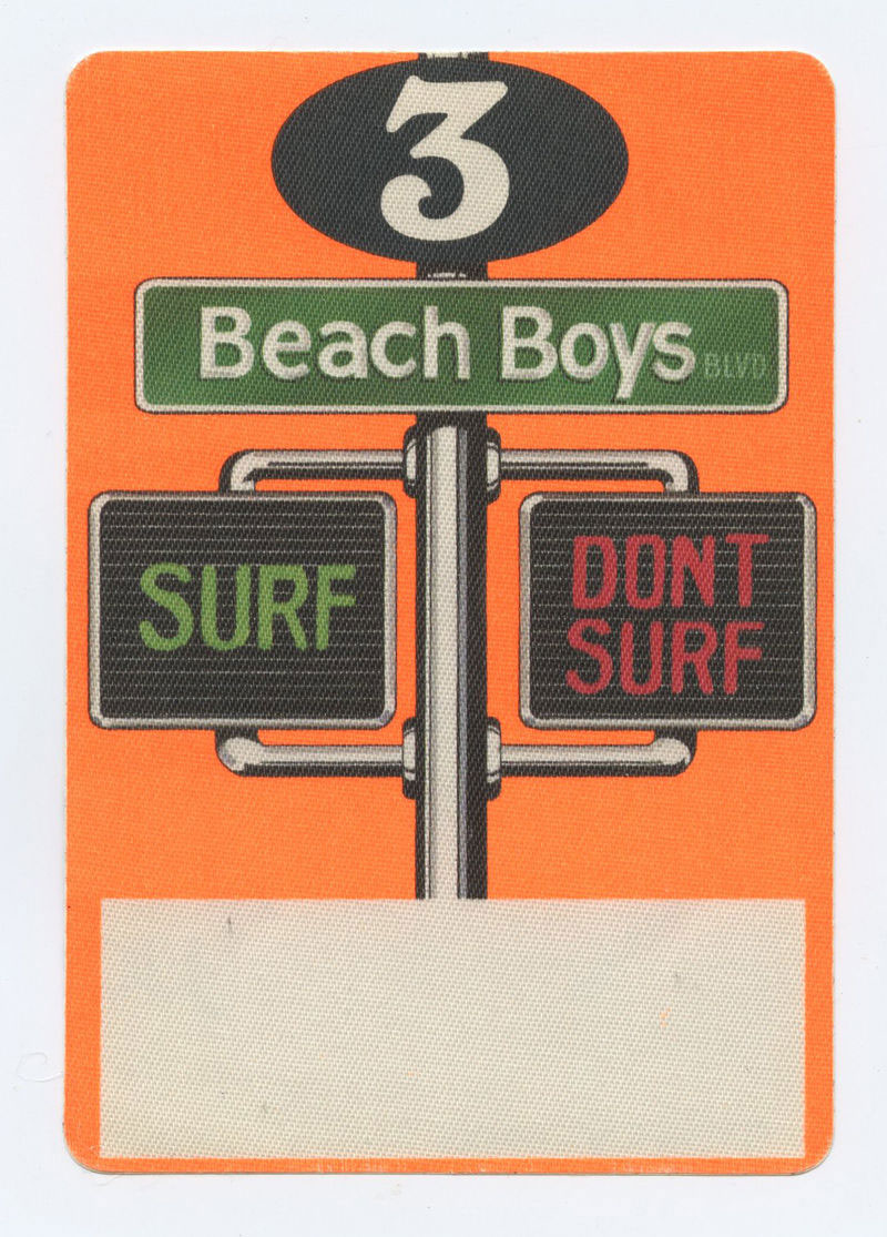 The Beach Boys Backstage pass Surf Don't Surf 1991