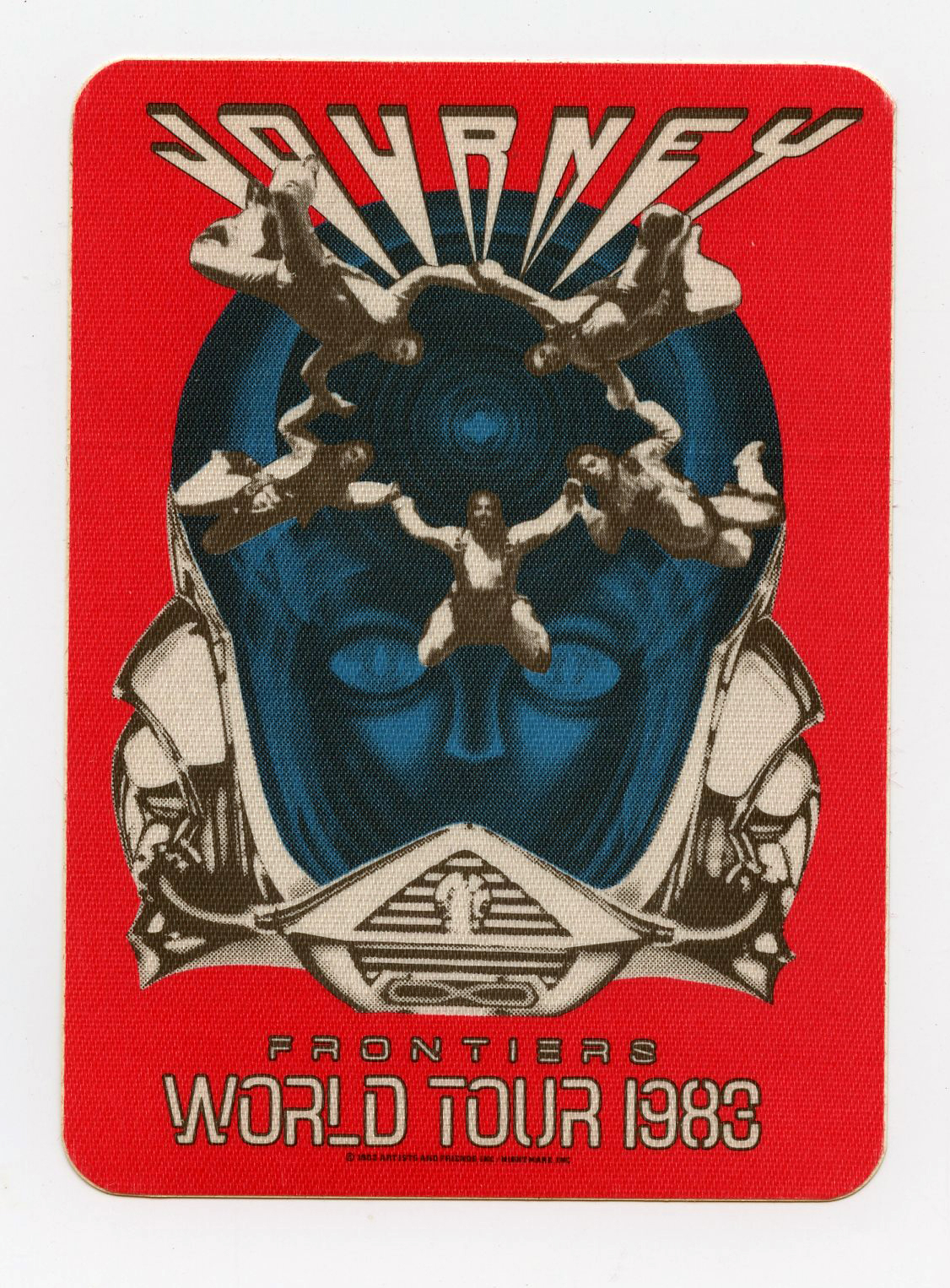 Journey Backstage Pass 1983 Frontiers World Tour