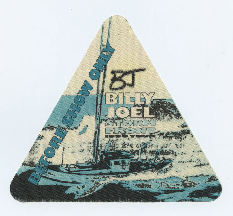 Billy Joel Backstage Pass 1990 Storm Front Tour 