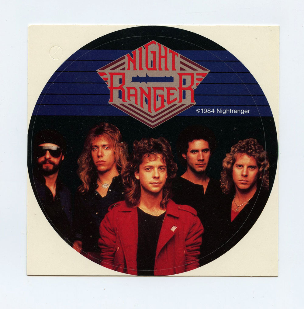 Night Ranger Sticker 1984