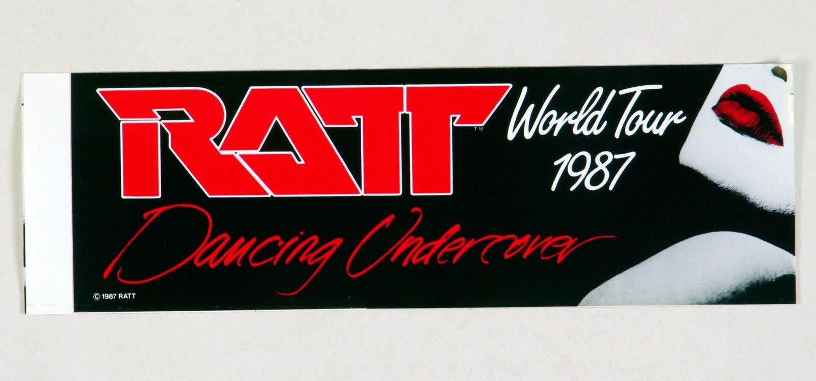 RATT Sticker 1987 Dancing Undercover Album Promotion