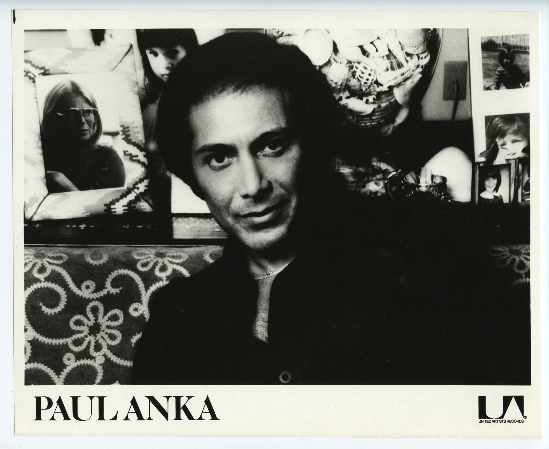 Paul Anka Photo United Artists Records