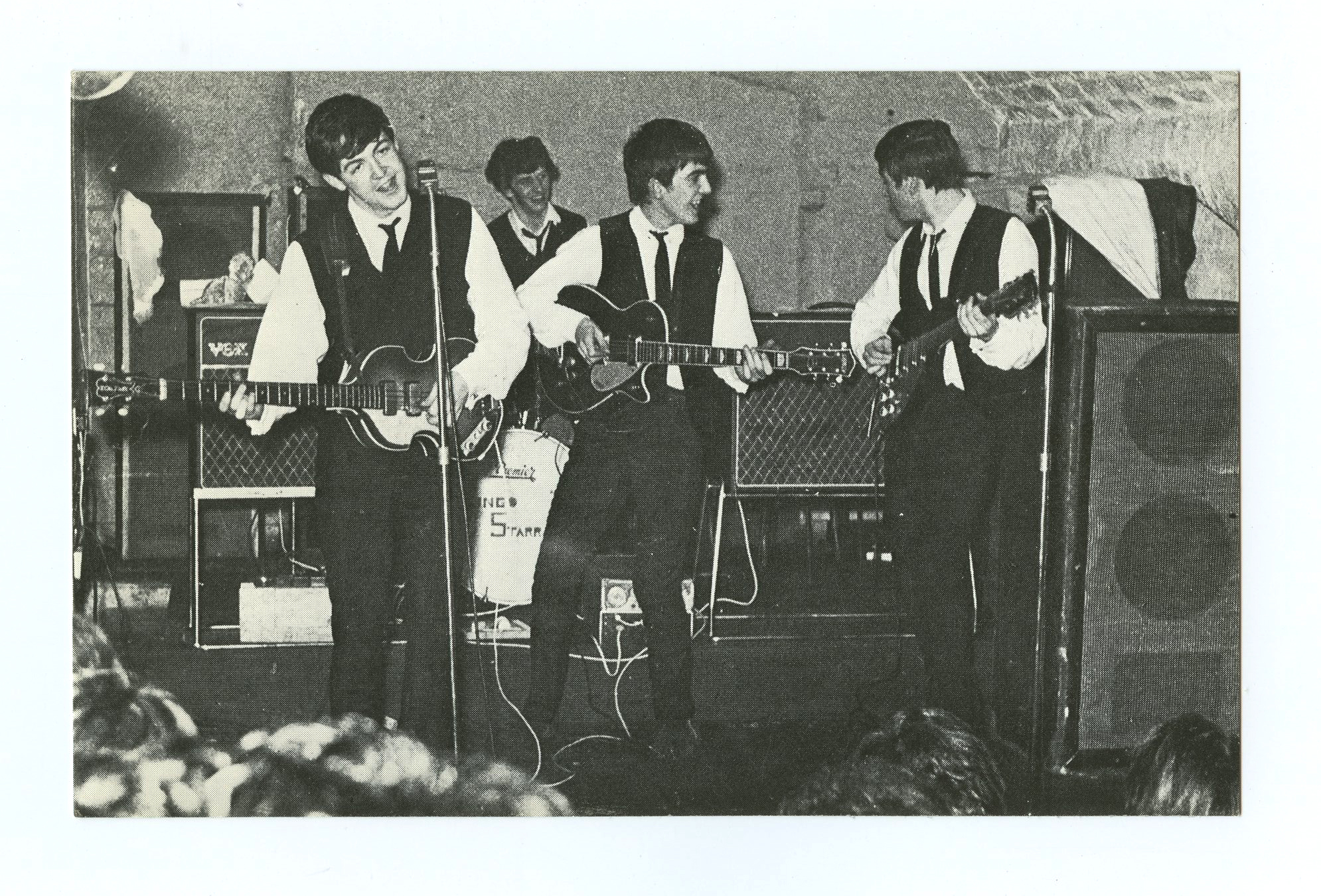 The Beatles Postcard the Beatles at Cavern Club 1962 Peter Kaye