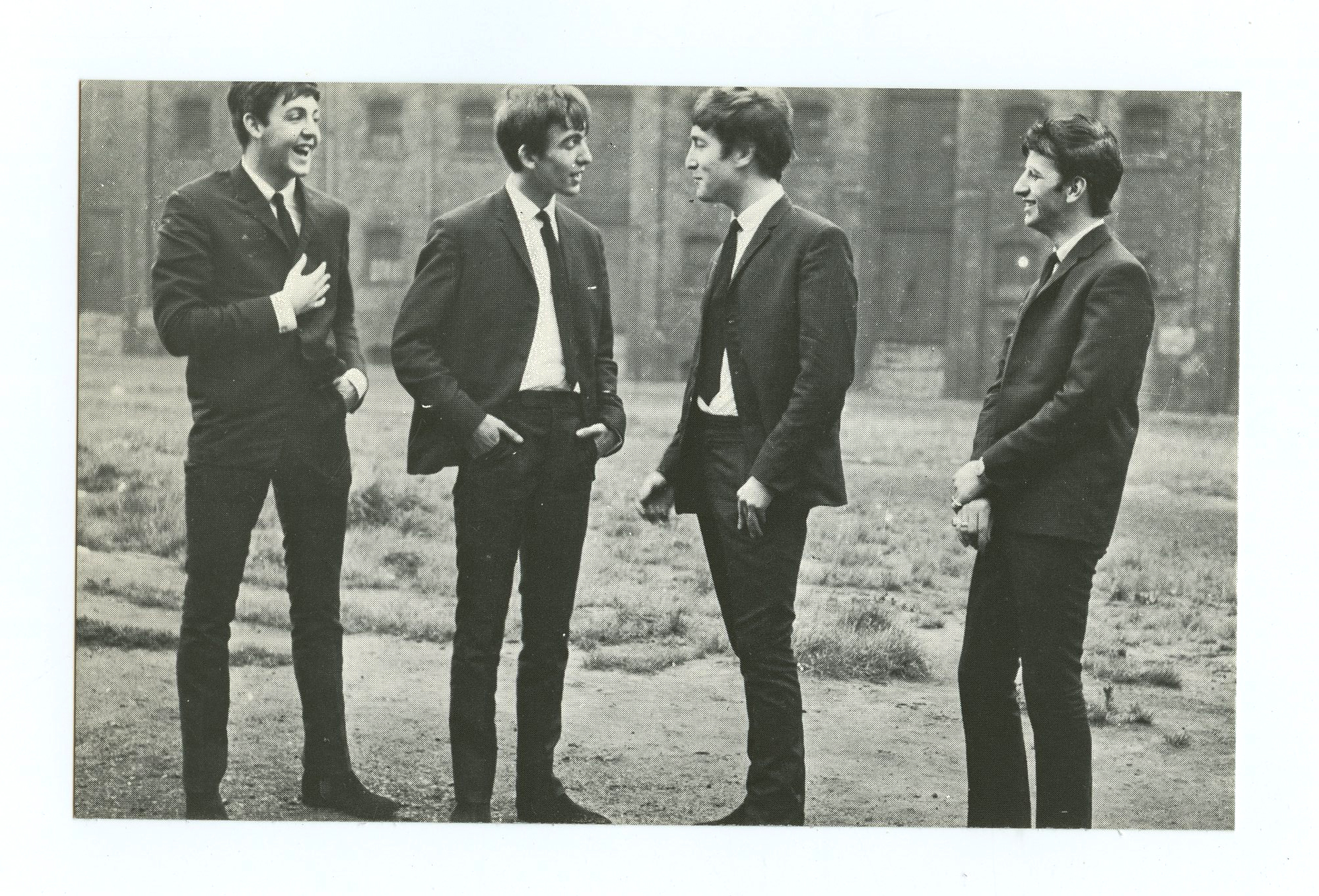 The Beatles Postcard The Beatles in Liverpool Dockland 1962 Peter Kaye