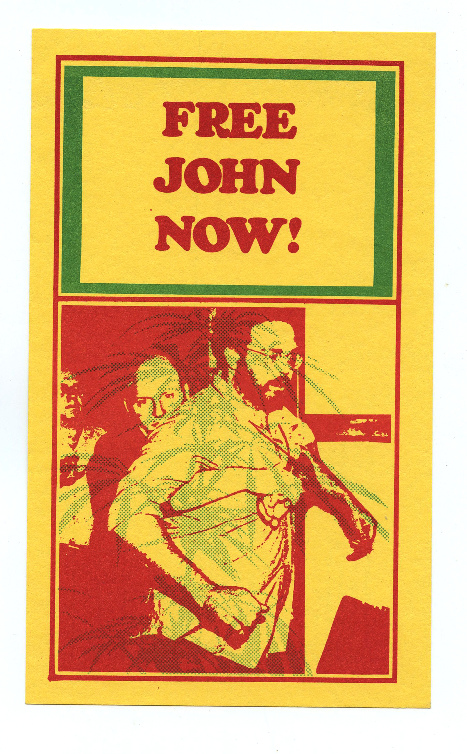 Free John Sinclair Postcard addressed to Governor of Michigan 1971