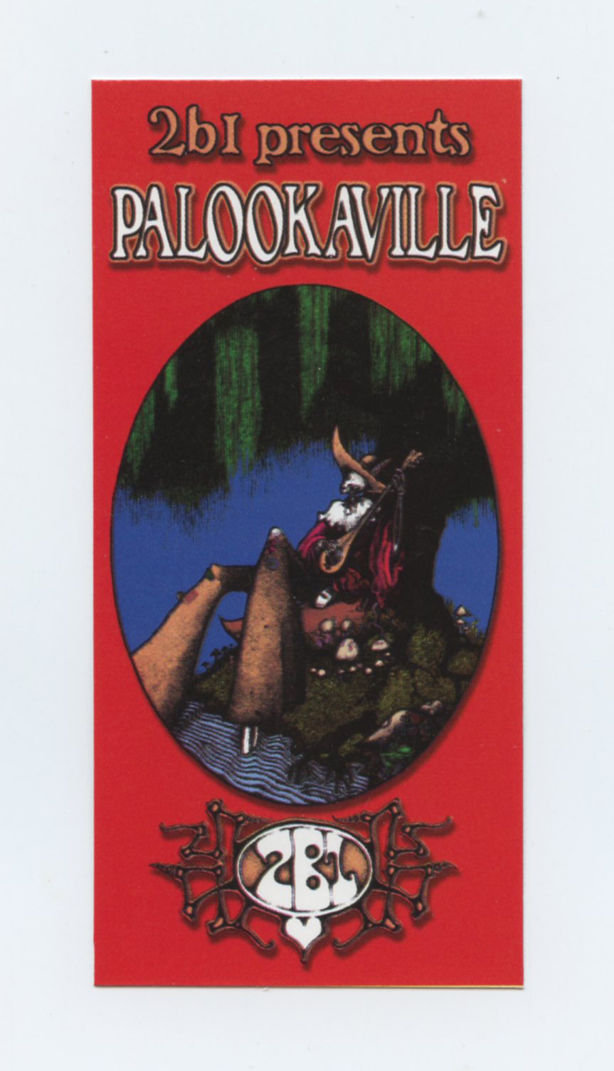 Palookaville 1998 Mar Ticket Artist Concert Day Blank