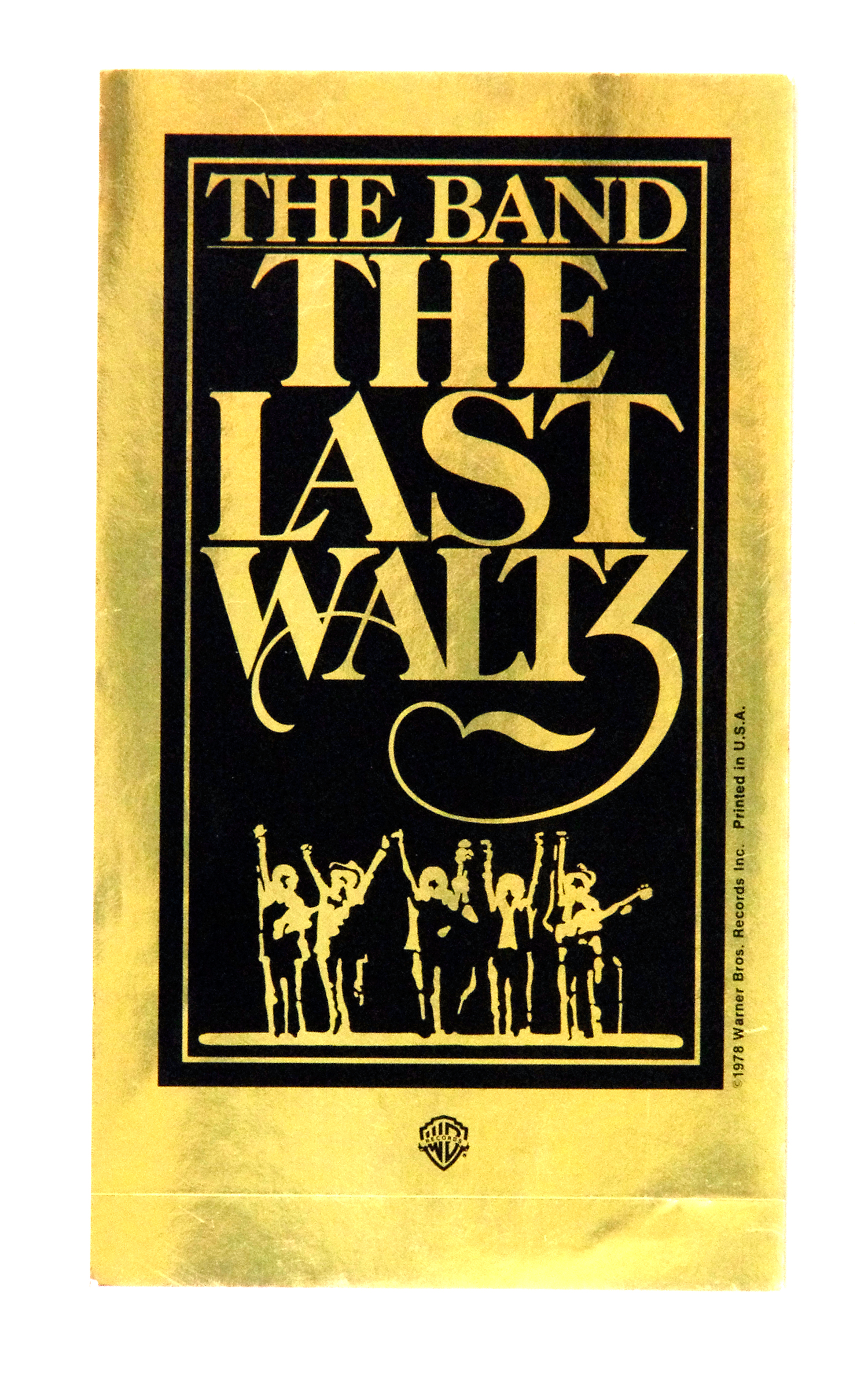 The Band Sticker 1978 The Last Waltz Album Promotion