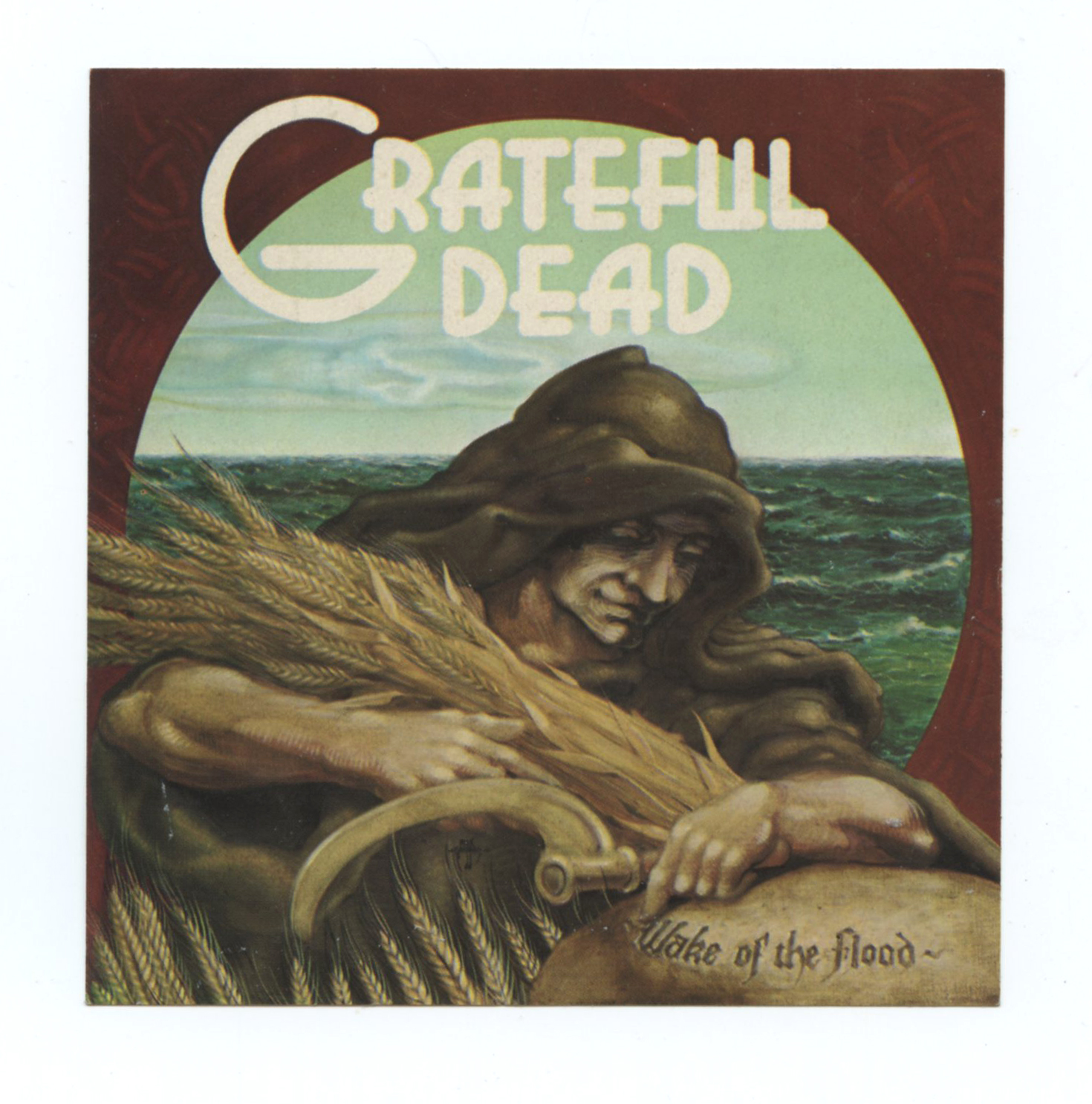 Grateful Dead Sticker 1973 Wake of the Flood Promo Rick Griffin