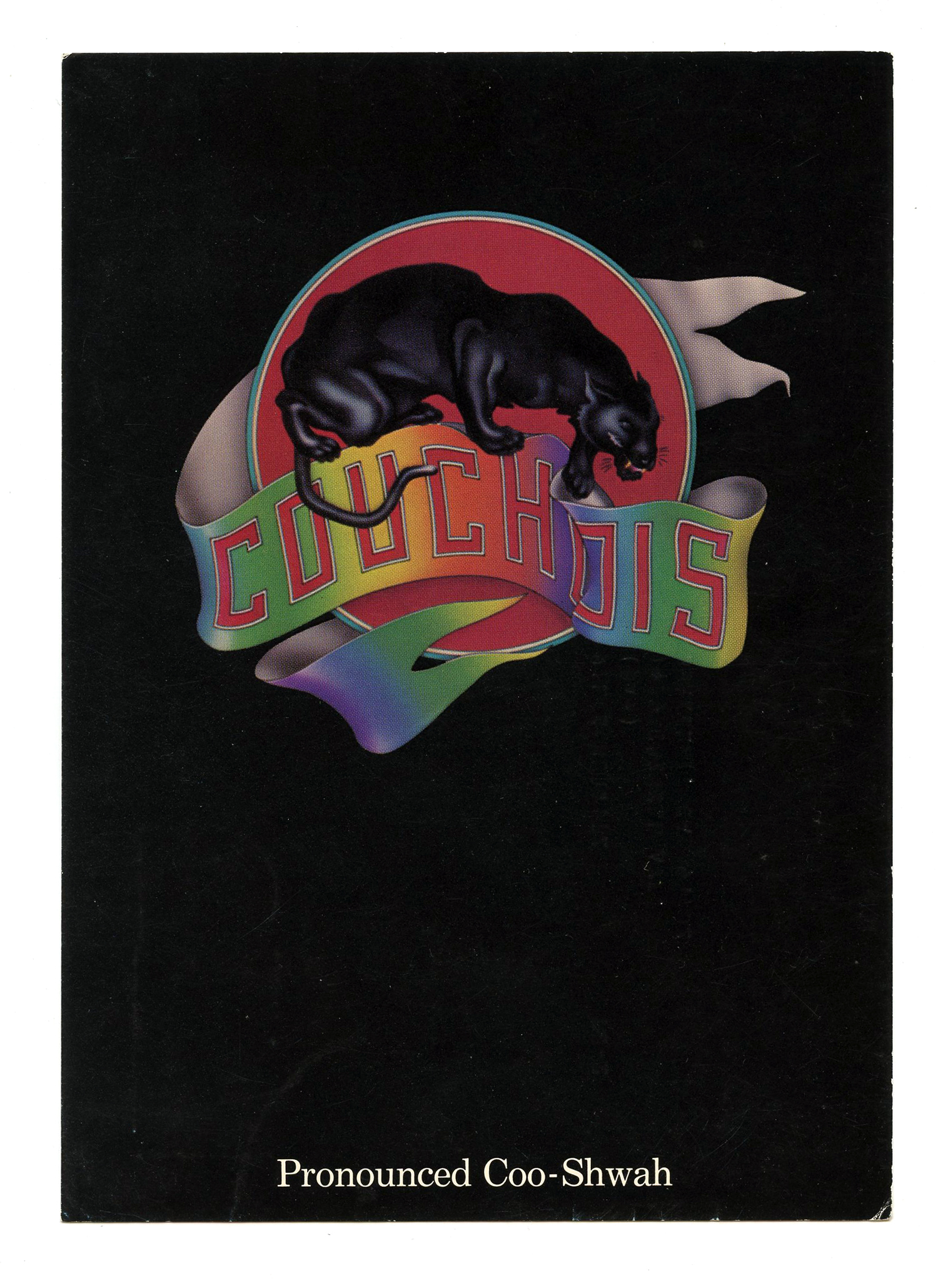 Couchois Postcard 1979 self titled Album Promotion Mailed 