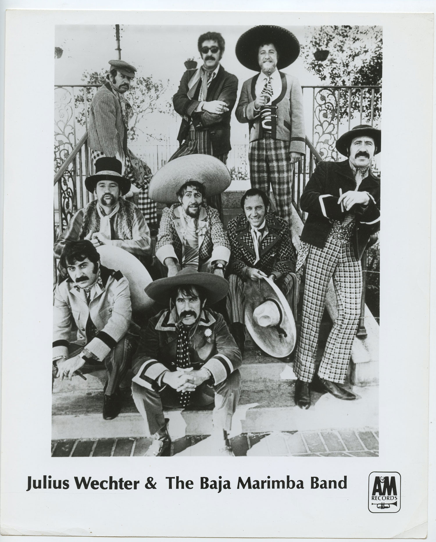 Julius Wechter Baja Marimba Band Photo 1971 A&M Records