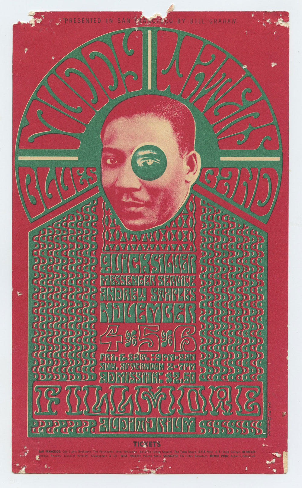 BG  35 Handbill Muddy Waters 1966 Nov 3