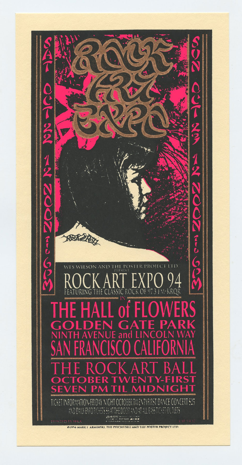 Mark Arminski Handbill Rock Art Expo 1994