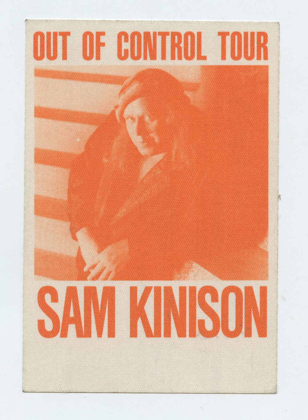 Sam Kinison Backstage Pass Out Of Control Tour 1988