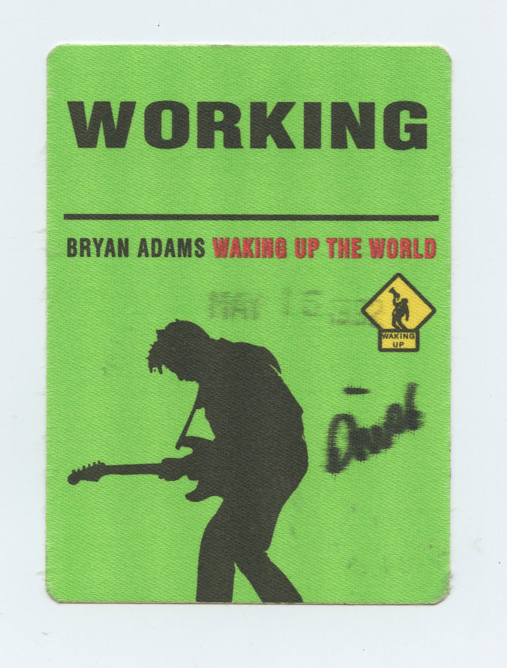 Bryan Adams Backstage Pass 1992 Waking Up The World Tour