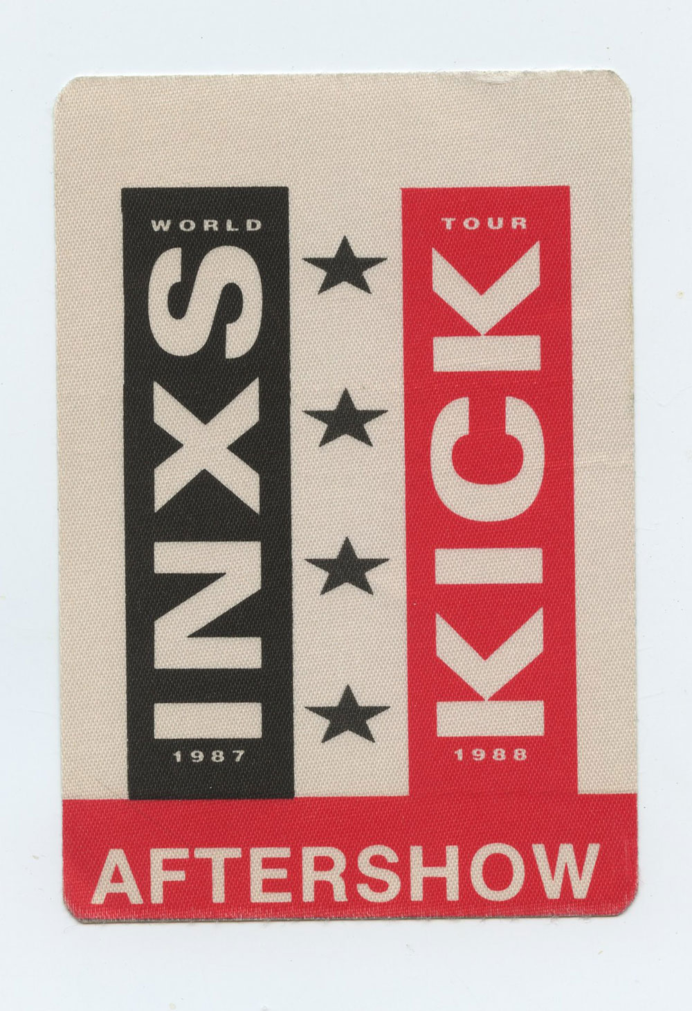 INXS Backstage Pass 1987 Kick World Tour