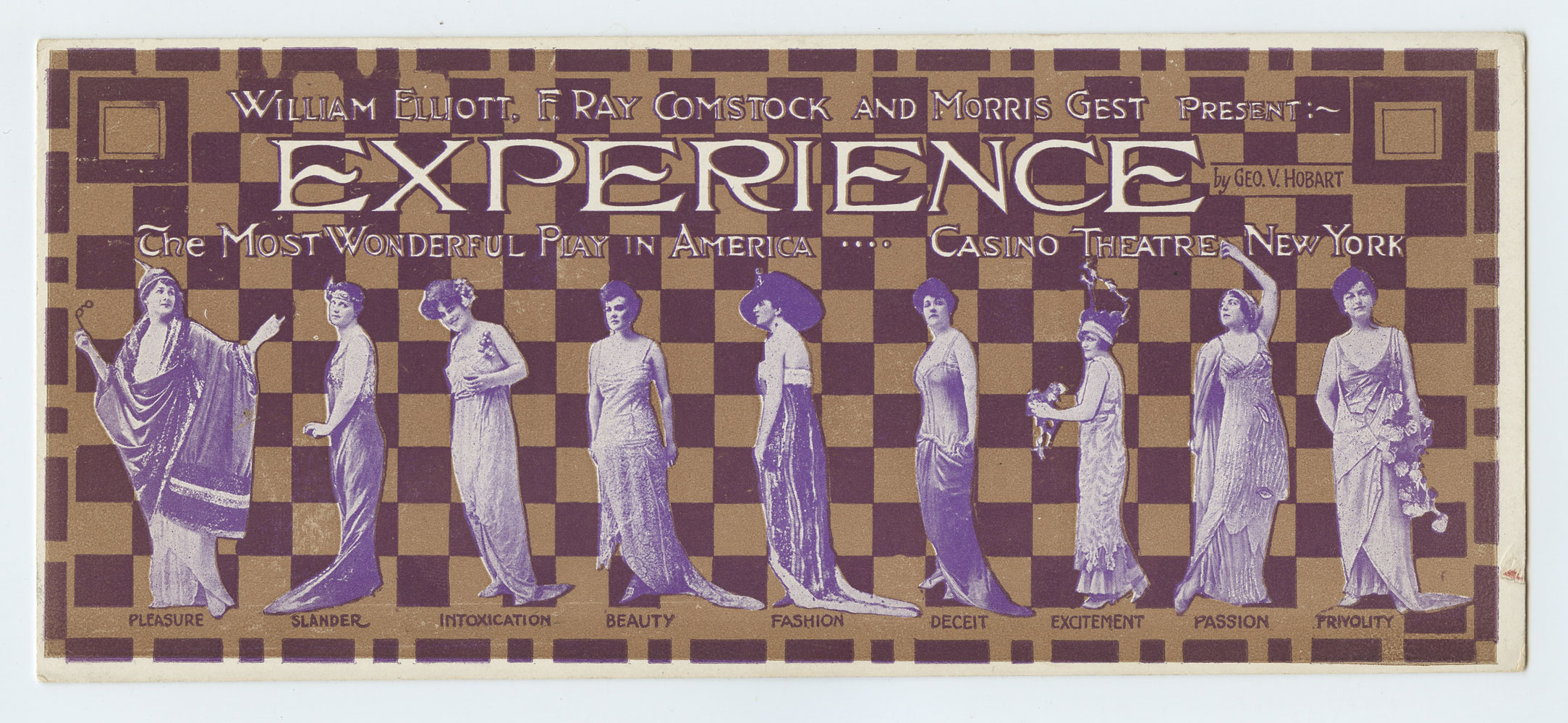 Experience Play Opening Promotion Handbill 1917 Jan 22 Oakland