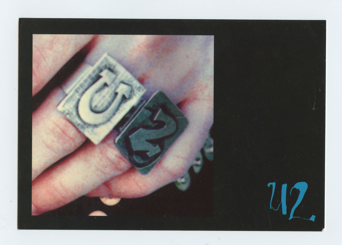U2 Postcard 1992 Zoo TV Tour Promotion