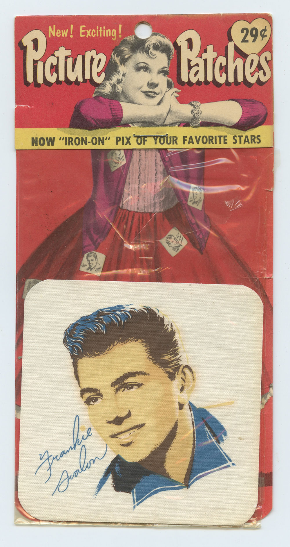 Frankie Avalon Picture Patch Vintage Circa 1950s