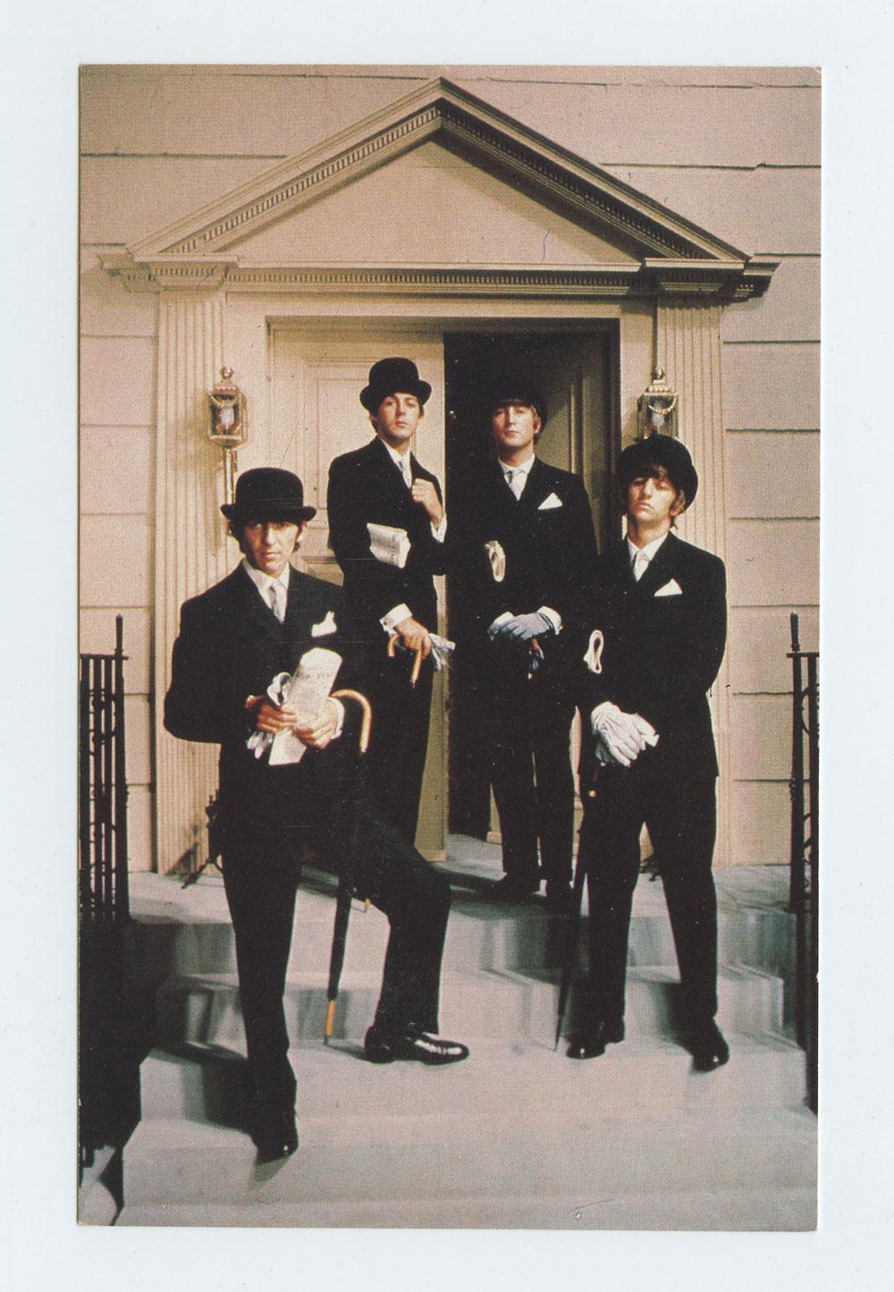 The Beatles Postcard 1964 The Saturday Evening Post cover R1981
