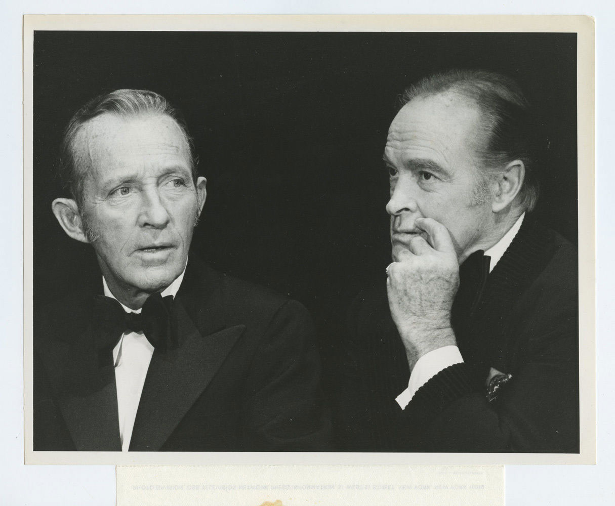 Bing Crosby Bob Hope Photo 1974 Bing Crosby and his Friends TV Original Vintage