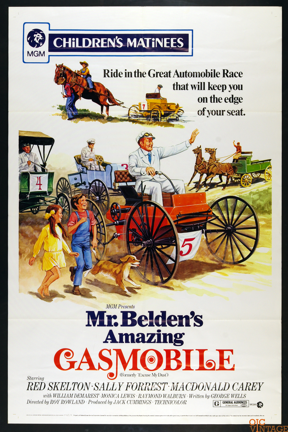 Mr. Belden's Amazing Gasmobile Poster Movie Original Vintage R1973