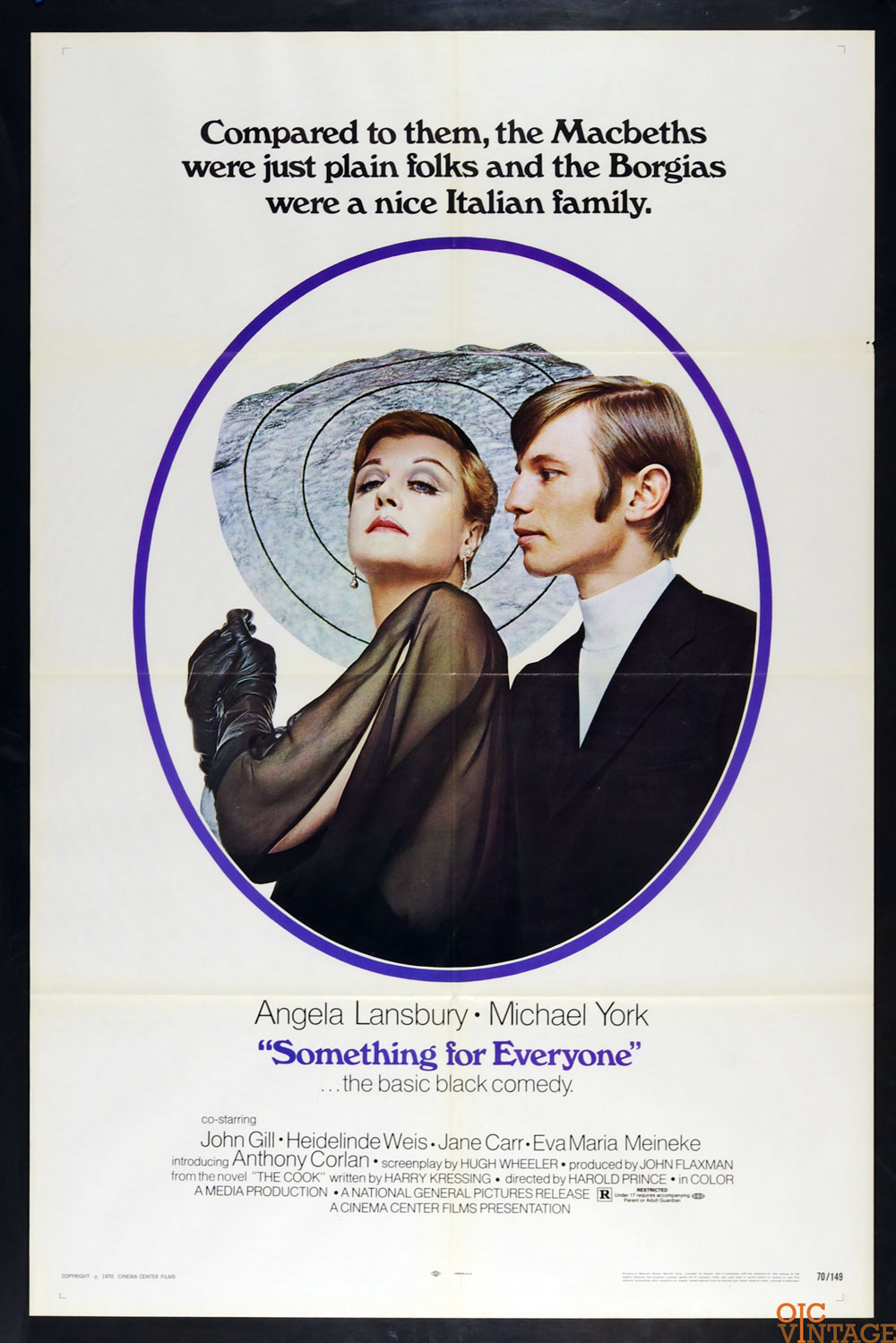 Something for Everyone Poster Movie Original Vintage 1970 Angela Lansbury Michael York 