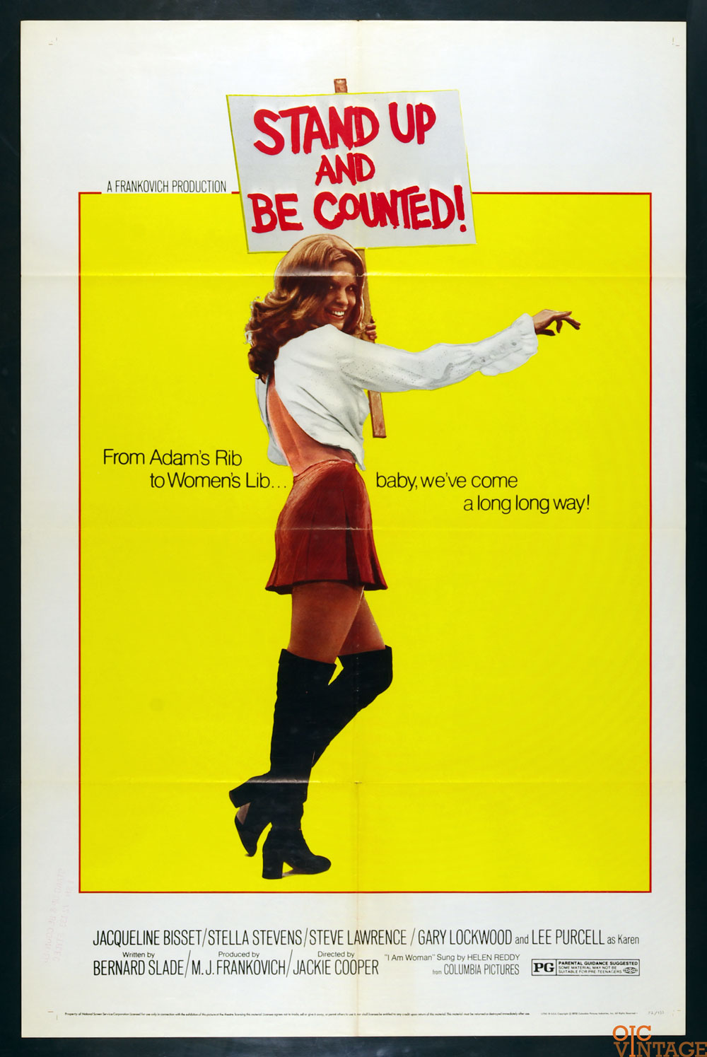 Stand Up and Be Counted Poster Movie Original Vintage 1972 Jacqueline Bisset 