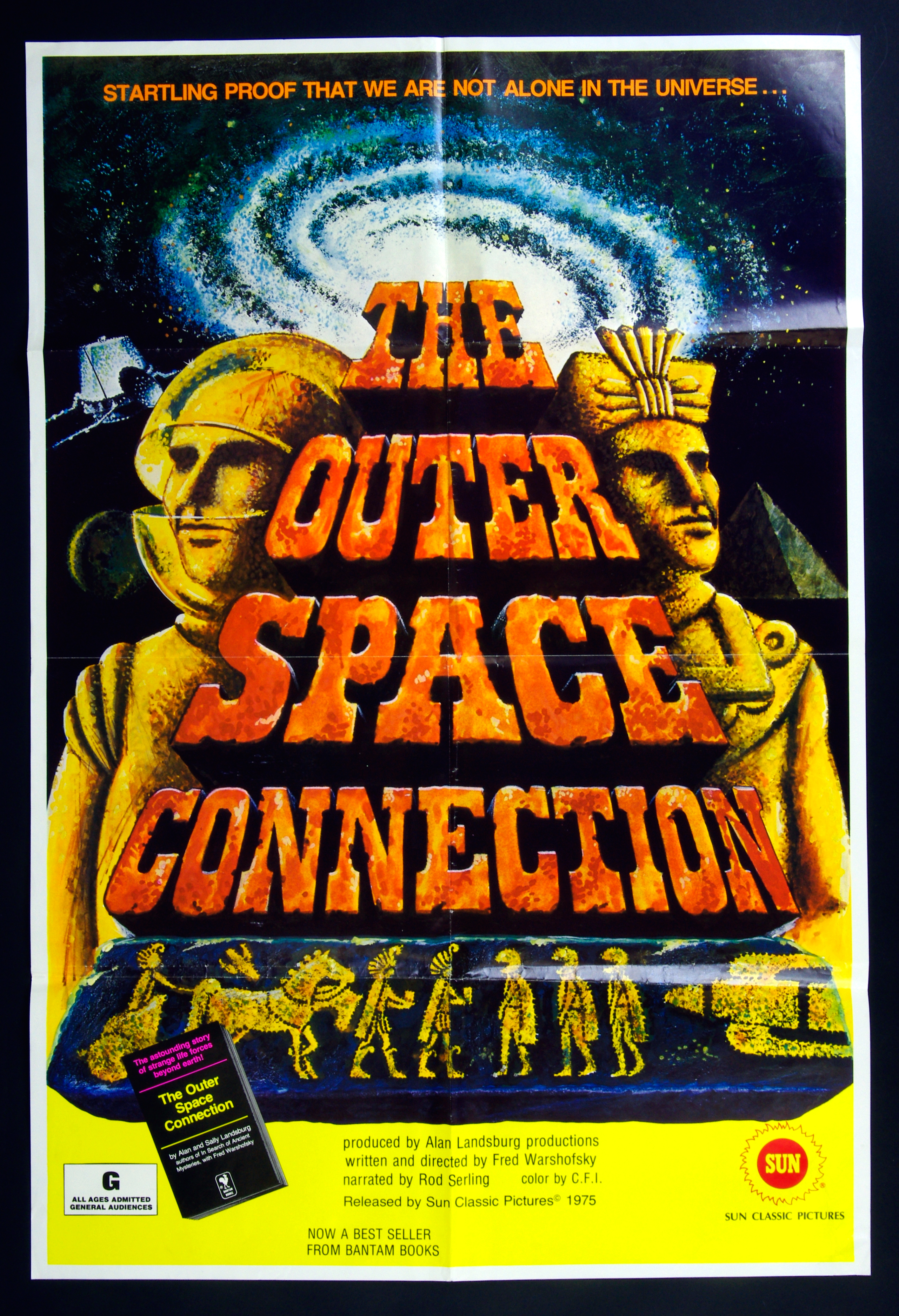 The Outer Space Connection Poster Movie Original Vintage 1975 Documentary