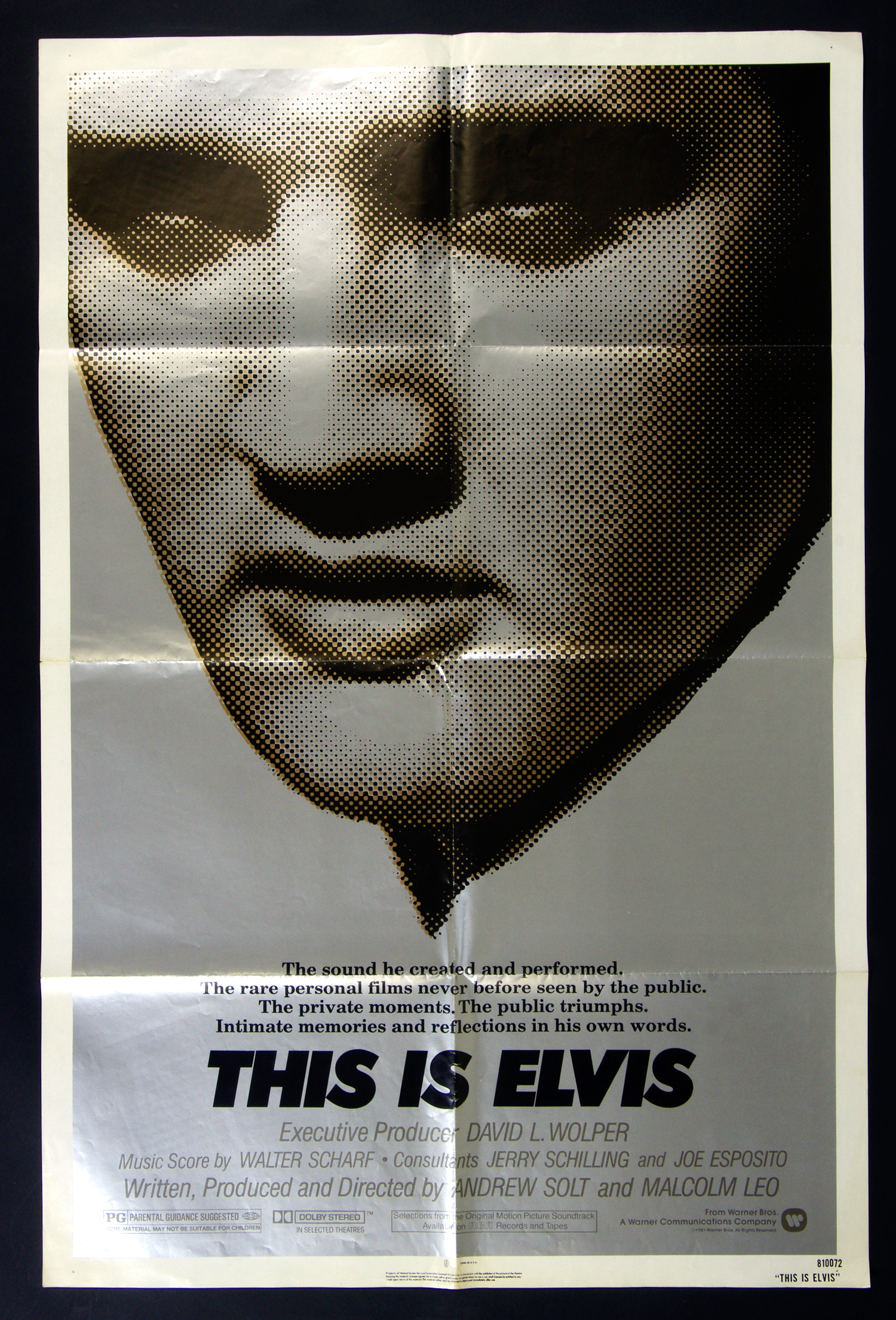 Elvis Presley Poster Movie Original Vintage 1981 This is Elvis