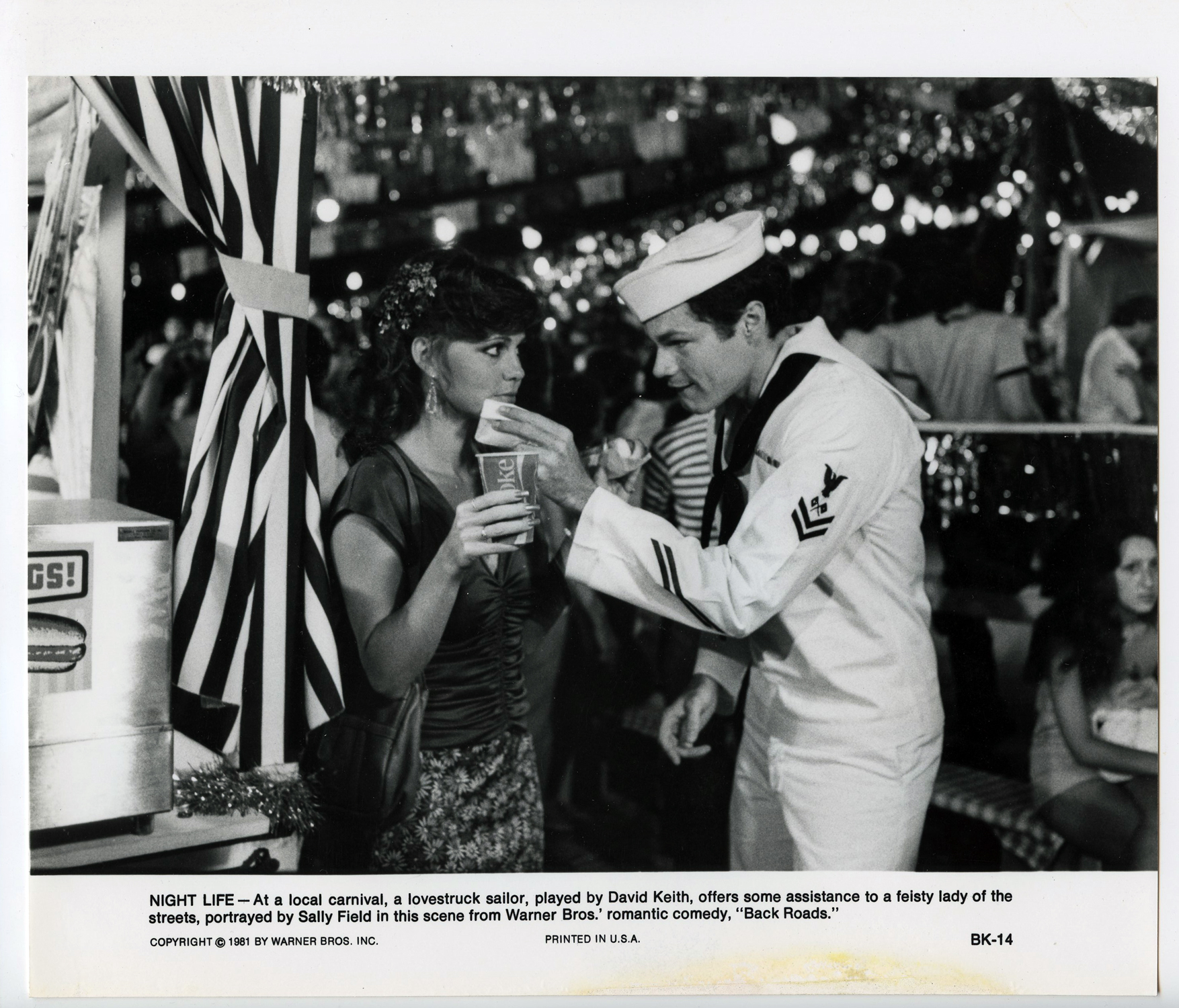 Sally Field David Keith Photo 1981 Back Roads Original Vintage