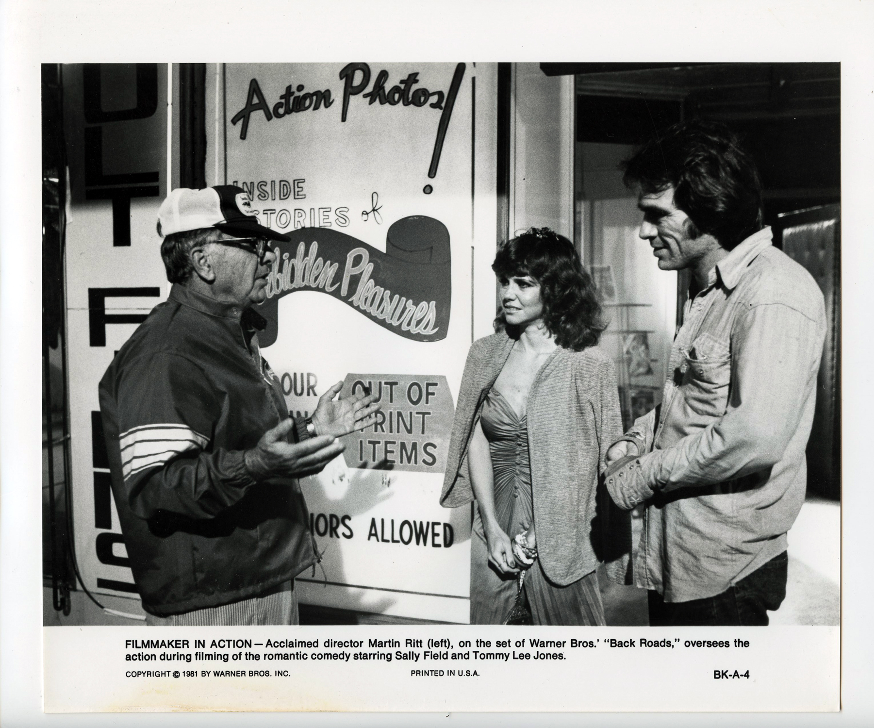 Sally Field Tommy Lee Jones Martin Ritt Photo 1981 Back Roads Original Vintage