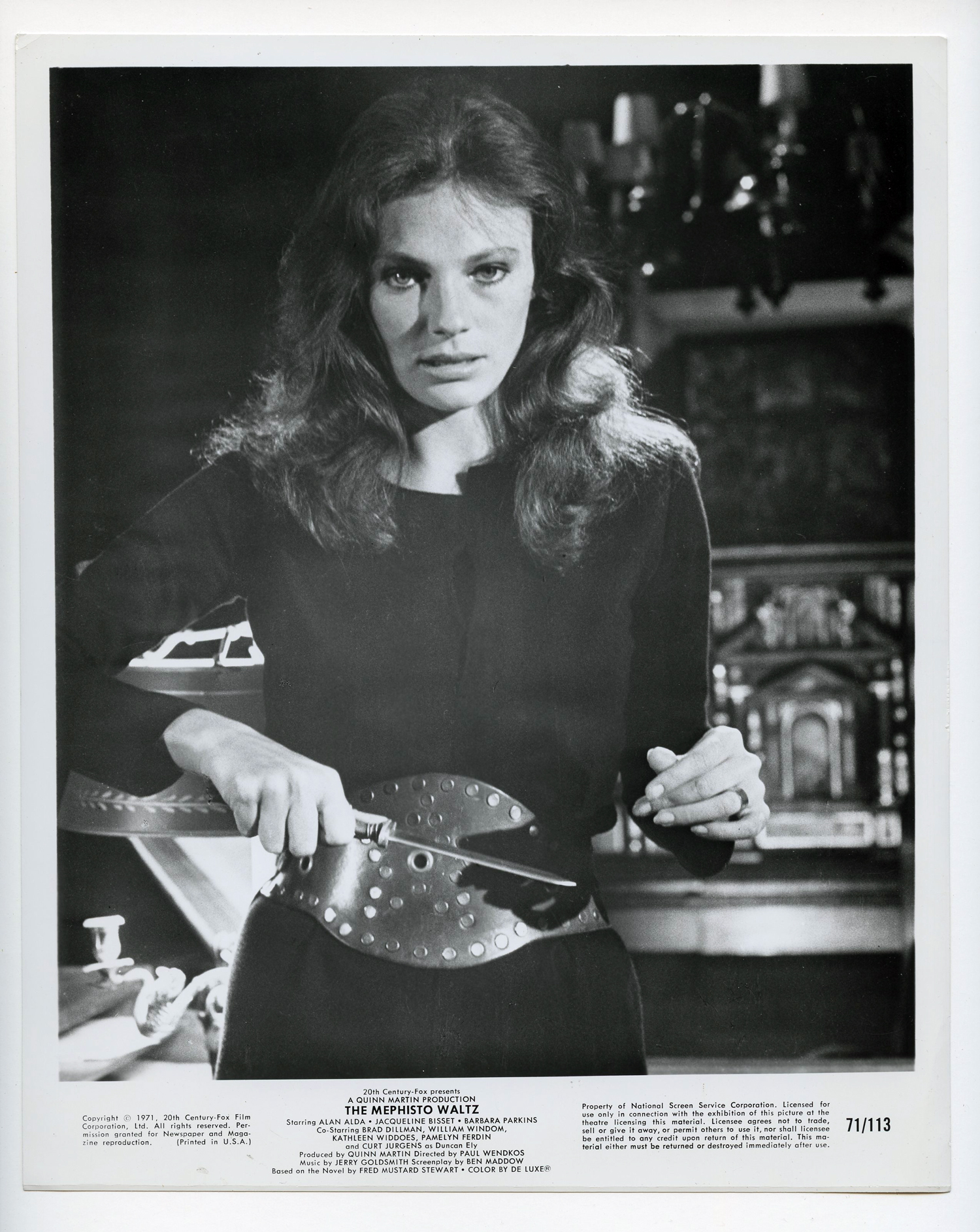 Jacqueline Bisset Photo 1971 The Mephisto Waltz Original Vintage