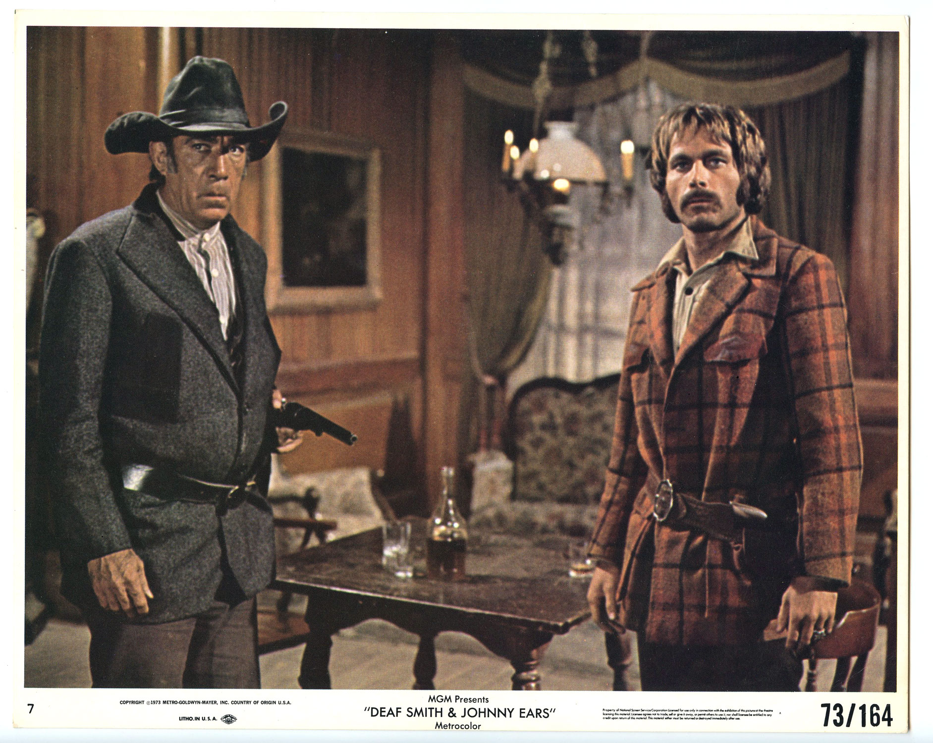 Anthony Quinn Franco Nero Photo 1973 Deaf Smith and Johnny Ears Original Vintage