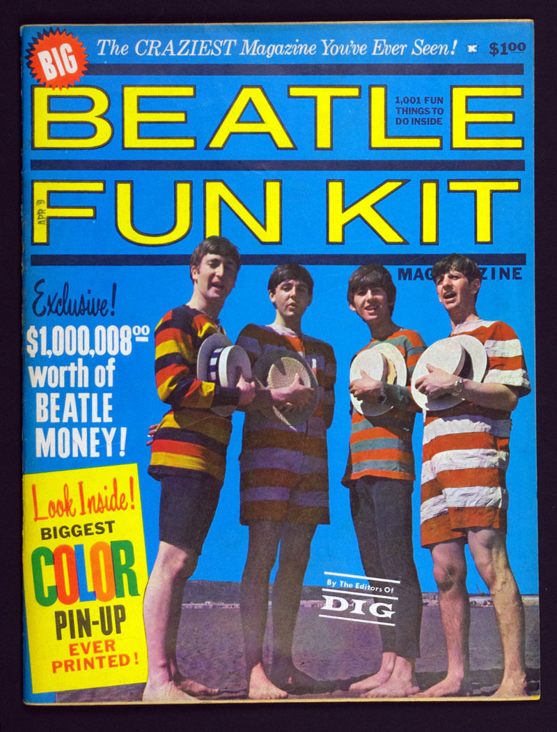 The Beatles Magazine 1964 BEATLE FUN KIT vintage collectible