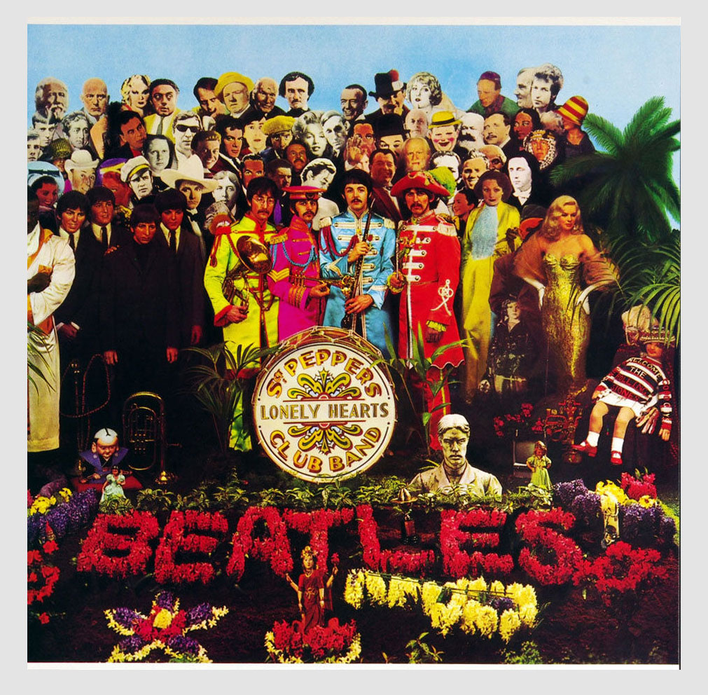 The Beatles Poster Flat Sgt. Pepper's Lonely Hearts Club Band Promotion 12 x 12