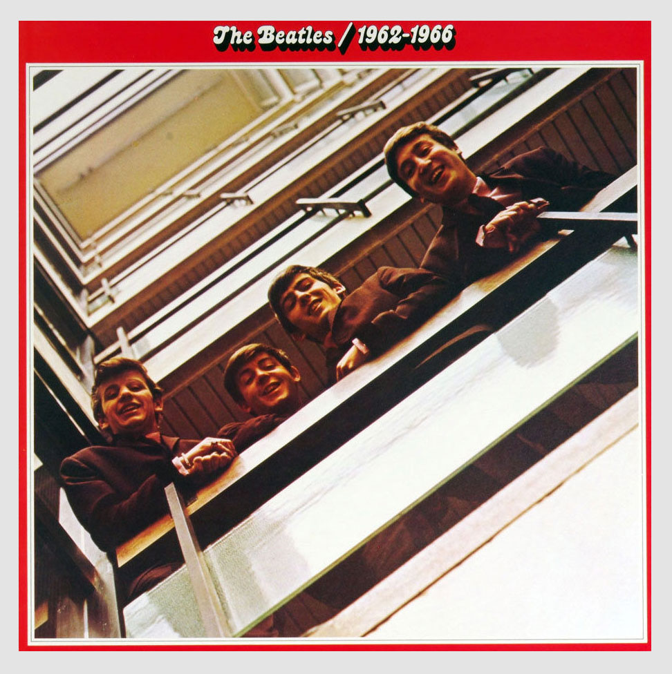 The Beatles Poster Flat 1962-1966 The Red Album Promotion 12 x 12