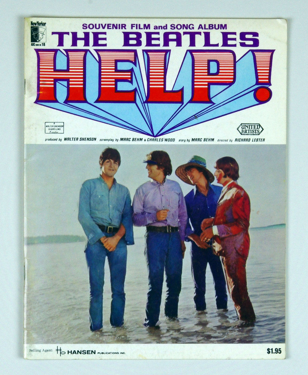 The Beatles Souvenir Film and Song Album Book 1965 HELP