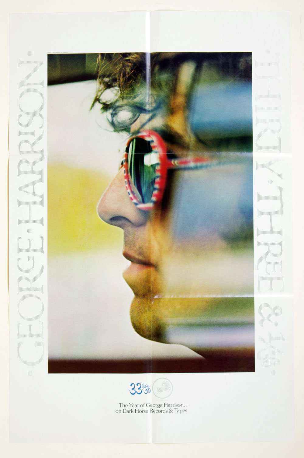George Harrison Poster Thirty Three & 1/3 Album Promotion 1976