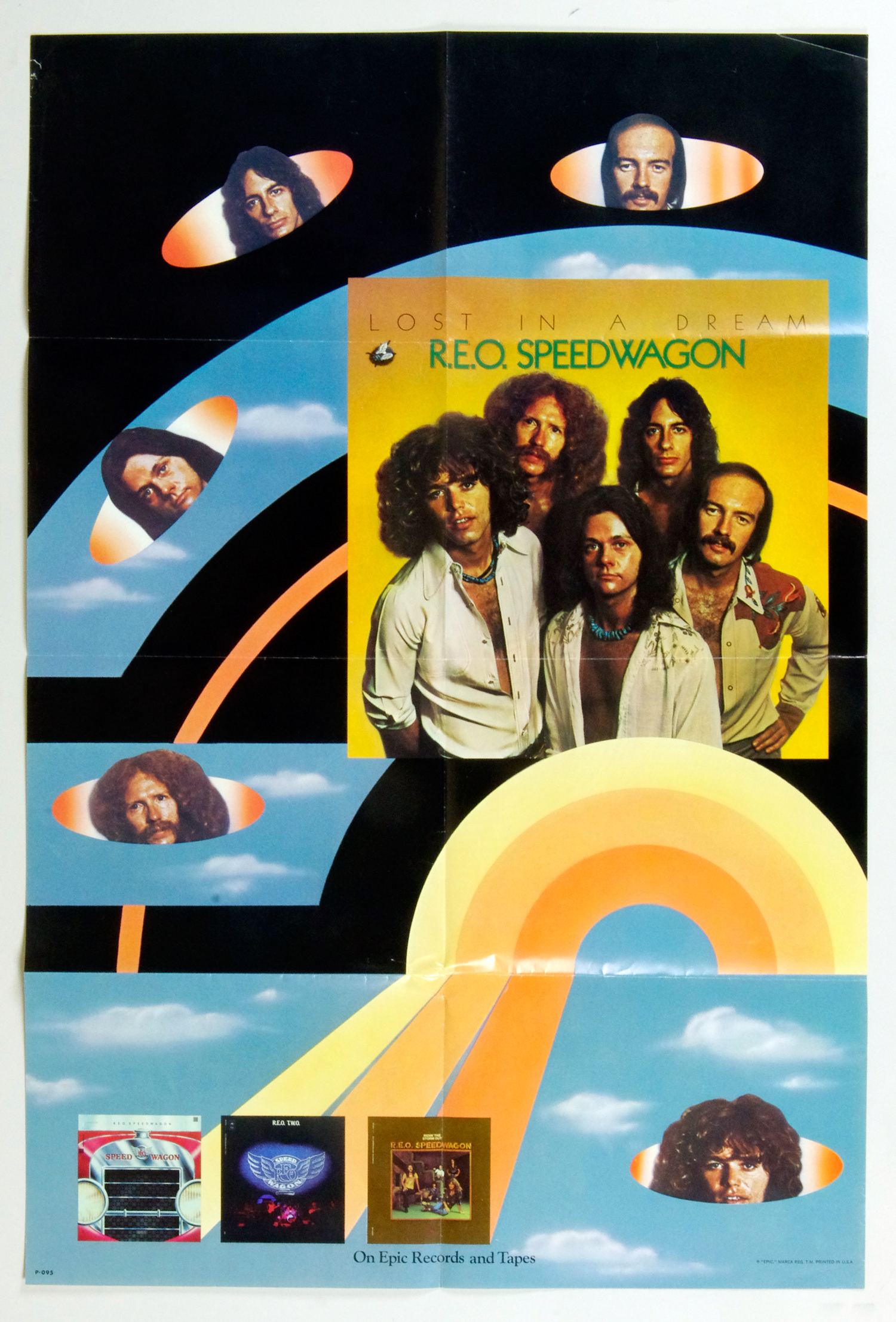 REO Speedwagon Poster 1974 Lost In A Dream Album Promo 22 x 33