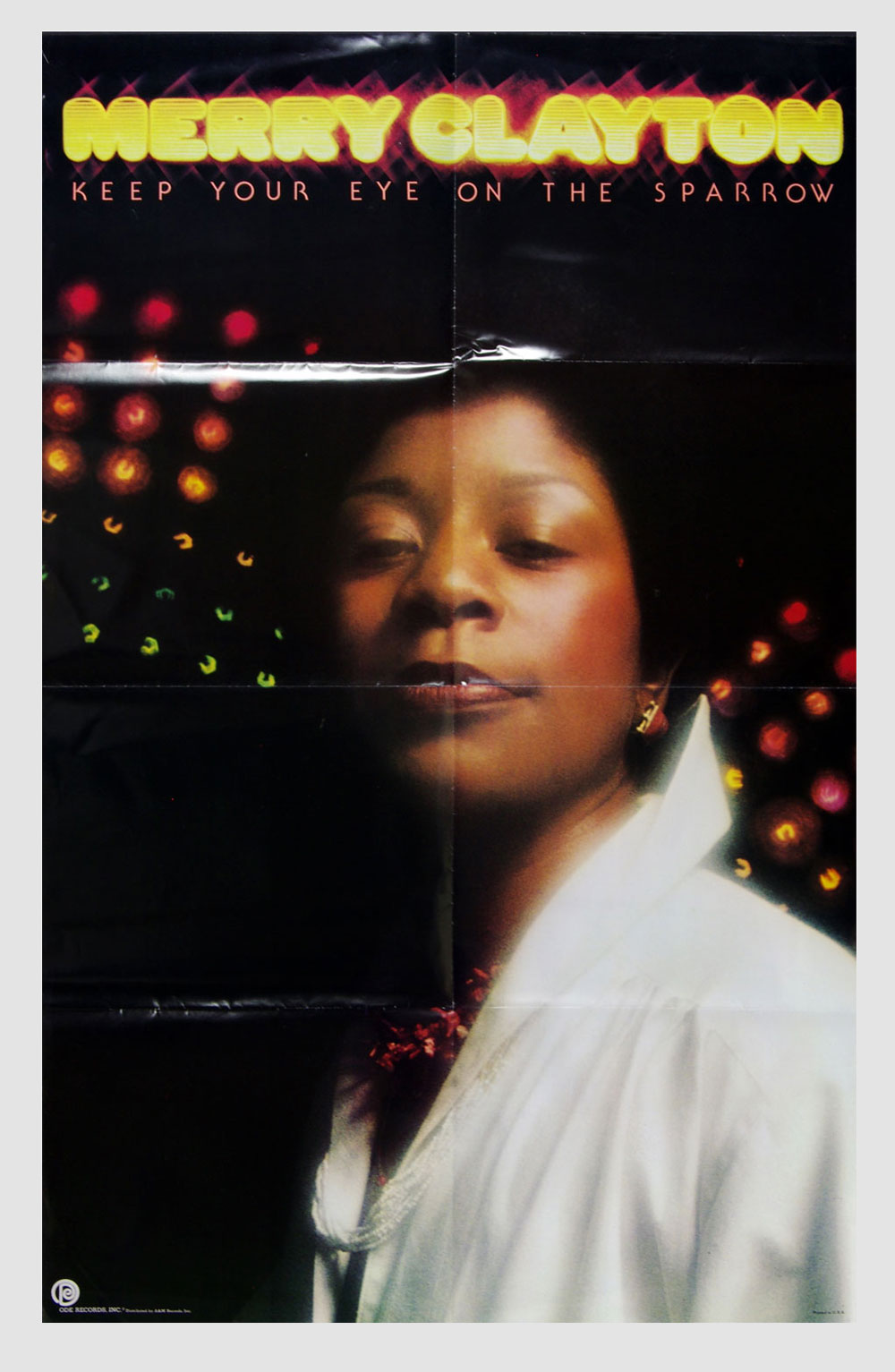 Merry Clayton Poster 1975 Keep Your Eye On the Sparrow Album Promotion