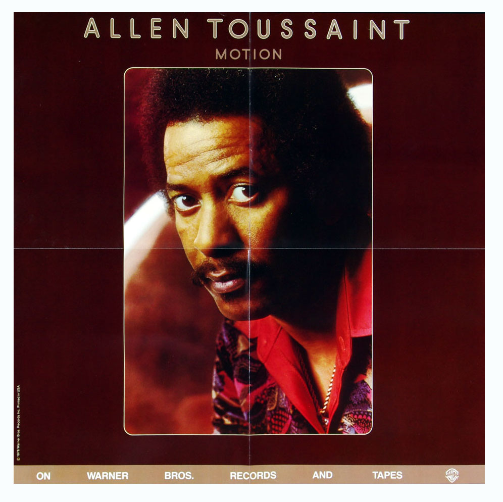 Allen Toussaint Poster 1978 Motion Album Promotion