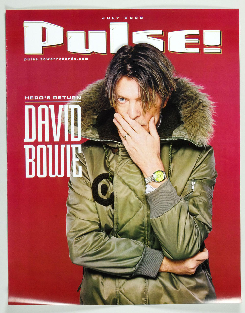 David Bowie Poster PULSE! Magazine 2002 July Issue Cover