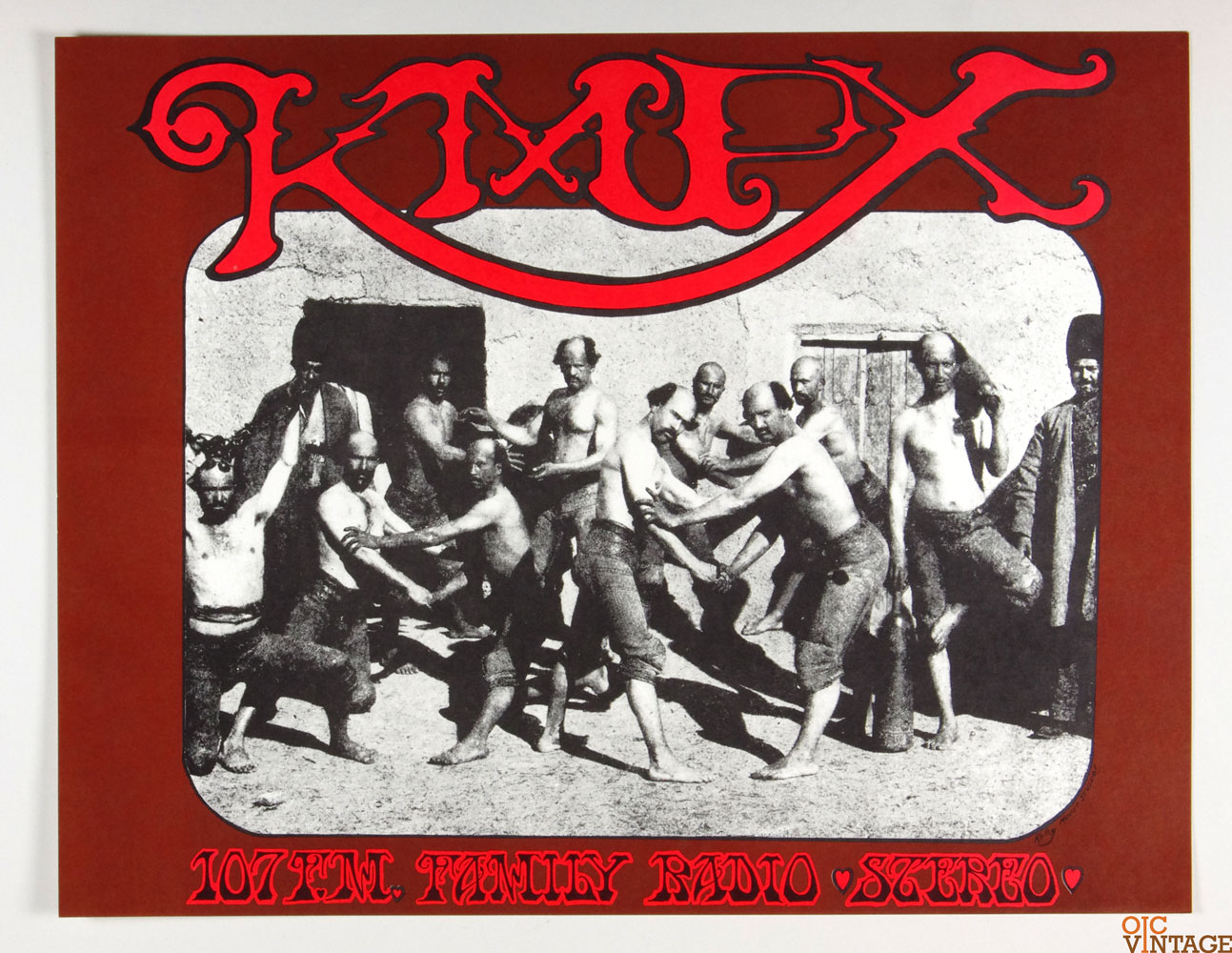 KMPX Radio Station Promo Poster 1967 Stanley Mouse Alton Kelley AOR 2.259