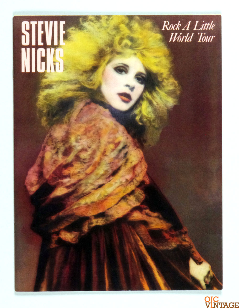 Stevie Nicks 1986 Rock A Little World Tour Program Book