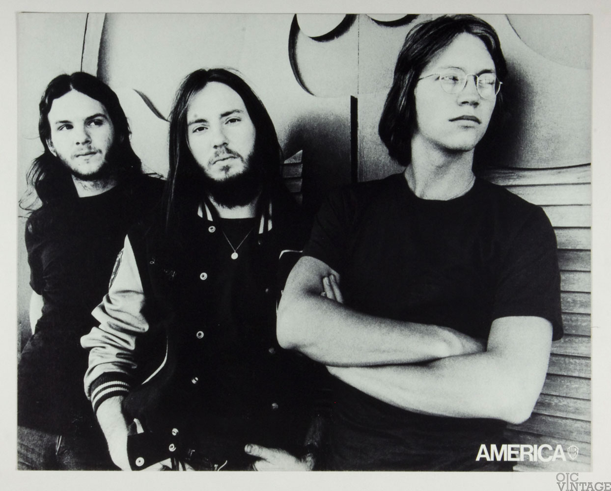 America Poster Cardboard Home Coming 1972 New Album Promotion 22 x 27