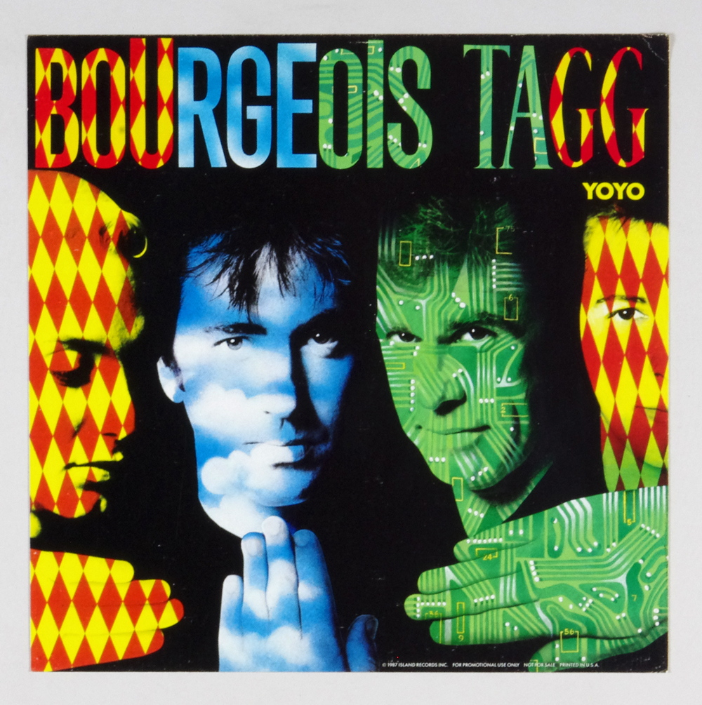 Bourgeois Tagg Poster Flat 1987 Yoyo Album Promotion 12 x 12