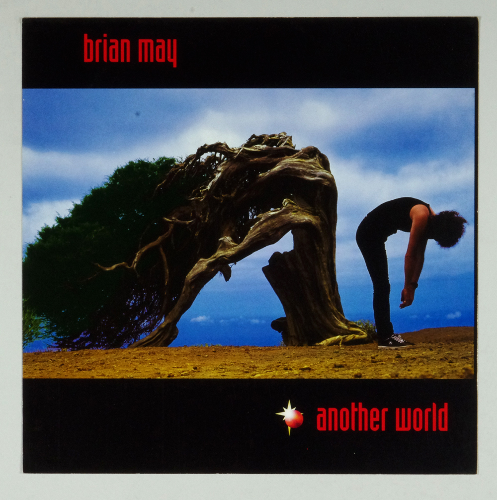Brian May Poster Flat 1998 Another World Album Promotion 12 x 12